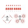 8 PCS 6030F Double Sided Colorful Low Noise Wing Propellers For DJI Mini 3 Pro, Color: White Red