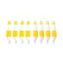 8 pezzi 6030F eliche a bordo a basso rumore colorato per dji mini 3 pro, colore: giallo bianco