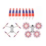 8 PCS 6030F Double Sided Colorful Low Noise Wing Propellers For DJI Mini 3 Pro, Color: Three -color