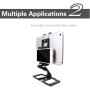 SunnyLife Ty-ZJ030 Skládací design hliníkového hliníku Smartphone a držák tabletu pro DJI Mavic 2 / Mavic Pro / Mavic Air / Spark / Crystalsky Monitor (černá)