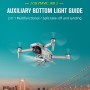 Startrc för DJI Mavic Air 2 Foldbar Quick Release Anti-Collision Landing Gear Höjd Förlängare Holder With LED Night Indicator Light (Gray)