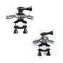 RCSTQ Bicycle Holder Bracket Shock Mount Absorber Set with Adapter & Long Screw for DJI OSMO Action