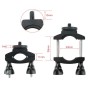 RCSTQ Bicycle Holder Bracket Shock Mount Absorber Set with Adapter & Long Screw for DJI OSMO Action