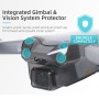 SunnyLife A2S-Q9351 Gimbal Camera Objektiv Schutzhaube Sonnenschutzabdeckung für DJI Air 2s Drohne (transparent schwarz)