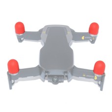 4 יח 'מכסה מגן על שומר סיליקון עבור DJI Mavic Drone RC Quadcopter (אדום)