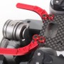 Scheda protettiva per gimbal in fibra di carbonio e set per DJI Mavic Pro (nero+rosso)