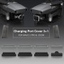 Sunnylife M2-DC276 Drone Body + Batteriladdningsport Silikonskydd för DJI Mavic 2 Pro / Zoom (grå)