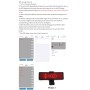 Startrc Bluetooth вільно редагував світлодіодний дисплей для DJI Mavic 2/1 (чорний)