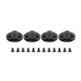 4 PCs SunnyLife Motor Metall -Schutzabdeckung für DJI Mini 2 (schwarz)