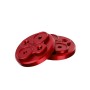 Couverture de protection en métal de moteur SunnyLife de 4 PCS pour DJI Mini 2 (rouge)