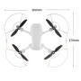 Startrc 1109131 Drone Propeller Protective Guard Anti-Collision Ring för DJI Mini 2 / Mavic Mini (grå)