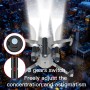 RCSTQ Expansion Buckle Bracket Flashlight Night Flight Kit för DJI Mavic Air 2 / Air 2s / Mavic 2 / Autel Evo 2 / FEMI X8 SE Drone, Single Ficklight