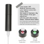 RCSTQ固定ブラケット充電可能な懐中電灯ナイトフライトキットDJI Mavic 2 Pro / Zoomドローン、単一の懐中電灯