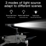 RCSTQ Fixed Bracket Chargeable Flashlight Night Flight Kit for DJI Mavic 2 Pro / Zoom Drone, Single Flashlight