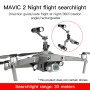 RCSTQ Fixed Bracket Chargeable Flashlight Night Flight Kit for DJI Mavic 2 Pro / Zoom Drone, Triple Flashlight