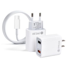 Statrc 1108653 QC3.0 Vyhrazený napájecí adaptér nabíjecího nabíječky s nabíjecím kabelem pro DJI Mavic Mini 2, US Plug