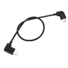 30 ס"מ מיקרו USB ל- USB-C / Type-C מחבר כבל נתונים עבור DJI Mavic Pro & Spark Controller, SmartPonsons, Tablets