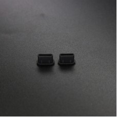 2セットドローンボディリモートコントロール充電ポートダストプラグDJI Mini 3 Pro（黒）