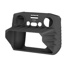 Sunnylife pour Mini 3 Pro Dji RC Remote Control Silicone Protective Case, Style: avec Hood (noir)
