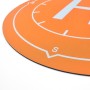 För DJI Mavic Mini / AIR 2 / / AIR 2S Startrc RC Drone Quadcopter Portable Parking förkläde Snabbfald landning Parkeringsplatta, diameter: 50 cm (orange)