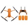 Sunnyylife szénszálas vízálló All-Surround 3D PVC matricakészlet a DJI Mavic 2 Pro / Zoom Drone quadcopterhez (Orange)