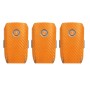 Sunnylife Wodoodporny zestaw naklejki 3D PVC z włóknem węglowym do DJI Mavic 2 Pro / Zoom Drone (pomarańczowy)
