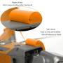SunnyLife-hiilikuitu vedenpitävä All-Surround 3D PVC -tarrapaketti DJI Mavic 2 Pro / Zoom Drone -kvadcopterille (oranssi)