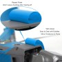 Sunnylife ნახშირბადის ბოჭკოვანი წყალგაუმტარი All-Surround 3D PVC სტიკერის ნაკრები DJI Mavic 2 Pro / Zoom Drone Quadcopter (ლურჯი)