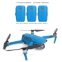 Sunnyylife szénszálas vízálló All-Surround 3D PVC matricakészlet DJI Mavic 2 Pro / Zoom Drone quadcopterhez (kék)