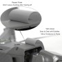 SunnyLife Carbonfaser wasserdichtes All-Surround 3D PVC-Aufkleber-Kit für DJI Mavic 2 Pro / Zoom Drone Quadcopter (Silber)