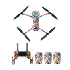 მოდის მაგარი წყალგაუმტარი All-Surround PVC სტიკერის ნაკრები DJI Mavic 2 Pro / Zoom Drone Quadcopter