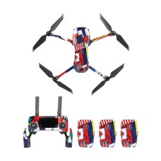 Mode cooles wasserdichtes All-Surround-PVC-Aufkleber-Kit für DJI Mavic 2 Pro / Zoom Drone Quadcopter