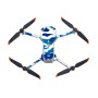 Startrc Drone + שלט רחוק + מדבקה PVC מגן סוללה עבור DJI AIR 2S (הכחול הסוואה)