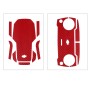 SunnyLife MM-TZ439 водонепроникний кузов безпілотників + рука + пульт дистанційного керування декоративні захисні наклейки, встановлені для DJI Mavic Mini (вуглецева текстура червона)