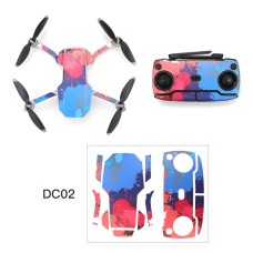 RCSTQ para DJI Mavic Mini Graffiti Style Patrón de color Cuerpo de drones y controlador de plástico (colorido inyección de tinta)