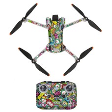 Sunnylife Drone+מדבקה מגן שלט רחוק עבור DJI Mini 3 Pro גרסה סטנדרטית (חזיר חמוד)