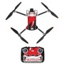 SunnyLife Drone+kaukosäätimen suojatarra DJI Mini 3 Pro Standard -versiolle (Shark Red)