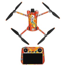 Sunnylife Drone+Pilot Control Ochronna naklejka do wersji DJI Mini 3 Pro RC (deskorolka)