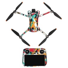 Sunnylife Drone+Pilot Control Ochronna naklejka do wersji DJI Mini 3 Pro RC (rytmiczne graffiti)
