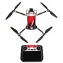 Sunnillife Drone+távirányító védőmatrica a DJI Mini 3 Pro RC verzióhoz (cápa piros)