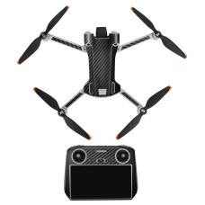 Sunnylife Drone+מדבקה מגן שלט רחוק לגרסת DJI Mini 3 Pro RC (שחור פחמן)