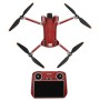 SunnyLife droon+kaugjuhtimispuldi kaitsekleebis DJI Mini 3 Pro RC versioon (süsinik punane)