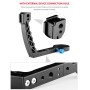 YELANGU A67 Lifting Handle Pot Handheld Stabilizer Extension Mount for DJI Ronin S (Black)
