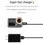 STARTRC 1105148 1m Type-C Extended Data Charging Cable for DJI Osmo Pocket/Action/RONIN-S/RONIN-SC(Black)