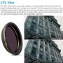 PGYTECH X4S-MRC CPL Gold-edge Lens Filter for DJI Inspire 2 / X4S Gimbal Camera Drone Accessories