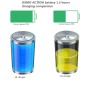 RUIGPRO USB Triple Batteries Housing Charger Box med LED -indikatorlampan för DJI Osmo Action