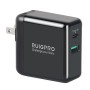 Ruigpro 5v 3a qc 3.0 + pd სწრაფი დამტენი დენის ადაპტერი DJI Osmo Action, US Plug