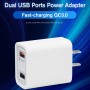 Startrc 11065882 Двойной порт QC 3.0 + 2.4a USB Fast Charger для DJI Mavic Mini, US Plug