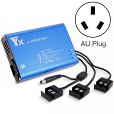 4 in 1 Parallel Power Hub Intelligent Battery Controller Charger for DJI Phantom 3 Standard SE FPV Drone, Plug Type:AU Plug