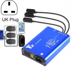 Pro slitina hliníku DJI Mavic Pro 5 v 1 Hub Inteligentní nabíječka řadiče baterií, typ zástrčky: UK Plug